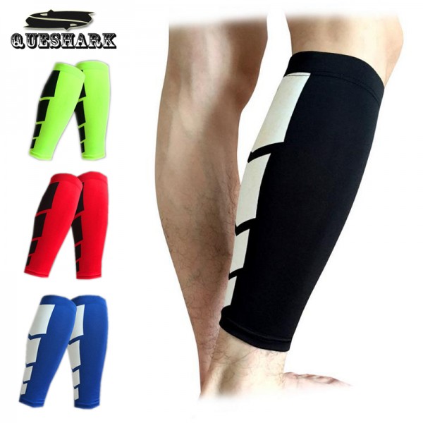 1Pair Running Leg Sleeve Men Women Cycling Leg Warmers Football Basketball Badminton Calf Sleeves Compression Sports Shin Guard