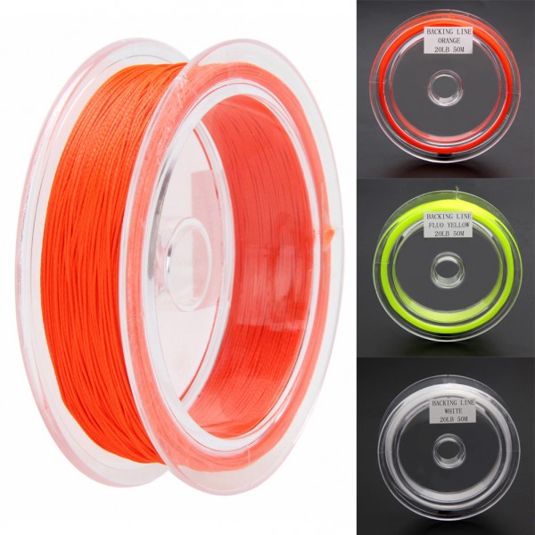 1Pc Fly Fishing Line White/Green/Red Yards Braided Wire Fly Fishing Backing Line 20LB Fishing Equipment Fishing Tackle Tool