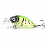 1Pcs 4.5cm 4g Mini Crazy Wobble Crankbait Hard Crank Bait Tackle Artificial Fishing Lures Swimbait Fish Japan Wobbler YE-24