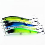 1Pcs Minnow Fishing Lure iscas artificiais para pesca 9.5cm 8.5g wobblers carp fishing crankbait swimbait Fishing Tackle YE-124Y