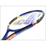 1 Pcs Regail Sports Tennis Racket Aluminum Alloy Adult Racquet with Racquet Bag for Beginners with Blue Color