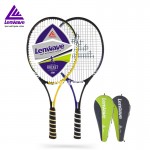 1 Piece Aluminum Carbon Fiber Tennis Rackets Lenwave Brand Sports Training Equipment Free Shipping