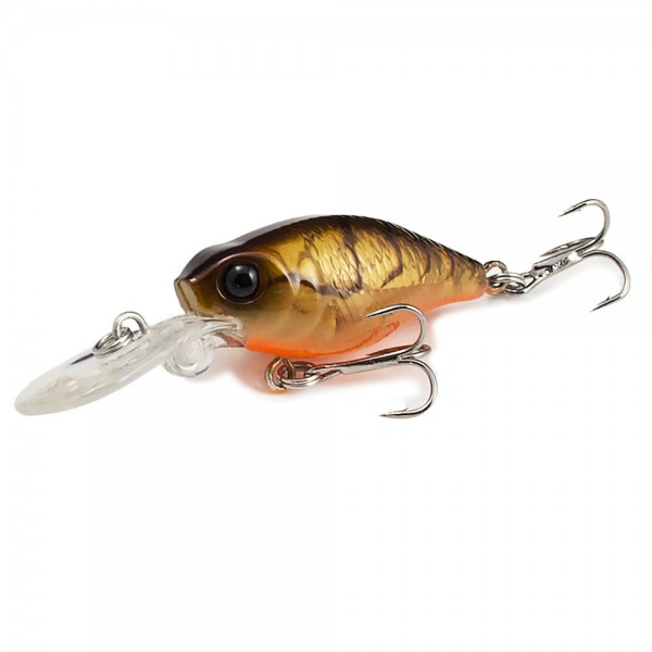 1pc Crank Bait AC076 38mm 4.4g, Freshwater Fishing Lures, Wobblers, Plug Hard baits