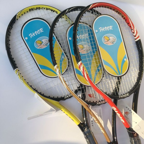 1 pc ZARSIA Children carbon fiber tennis racket high quality junior tennis racquect