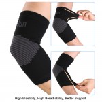 1pcs New Elastic Breathable Sport Elbow Pads Basketball Badminton Tennis Elbow Support Protector Absorb Sweat Elbow #SBT60