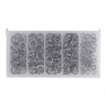 200PCS Heavy Duty Stainless Steel Fishing Split Rings Lure Solid Ring Loop For Blank Crank Bait Connectors Tackle Tool Kit