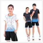 2015 Badminton Set ( T-shirt + Shorts) Men And Women Model Quick Dry Lin Dan Badminton Sportwear Table Tennis 20236EX 12099EX