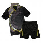 2016 Badminton dragon shirt summer Men's badminton sets , Table tennis Shirt+shorts , Badminton clothes , badminton wear L1811