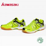 2016 Genuine Kawasaki Breathable Badminton Shoes PVC Floor EVA Zapatillas Badminton Sneakers Training Shoes K-132 k-133