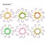 2016 New Anmuka Jig Hooks 1g 2g 3.5g 5g 7g 10g 14g 20g Lead Head Jigs With Single Hook Pesca Accessories Sea Fishing Enquipment