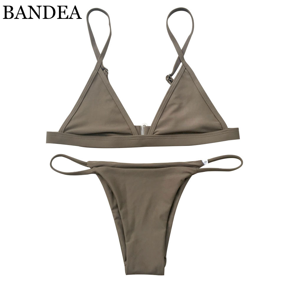 2016 New Sexy Women Swimsuit Micro Bikini Set Bathing Suits With Halter ...