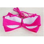 2016 New Style Push Up Bikini Sexy Bowknot Swimwear Women Bikini Bathing Suit Swimsuit Biquini Swim Suit Cute Biquines S-XL