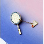 2016 New Woman Broches sport Badminton table tennis Brooch Lapel Pin Wedding Brooch collar Brooches For Women