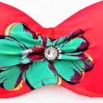 2016 Newest Women Bandeau Bikini Art Floral Occidental Secret Brazilian Low Waist Swimsuit Passionate Bathing Swimwear Female