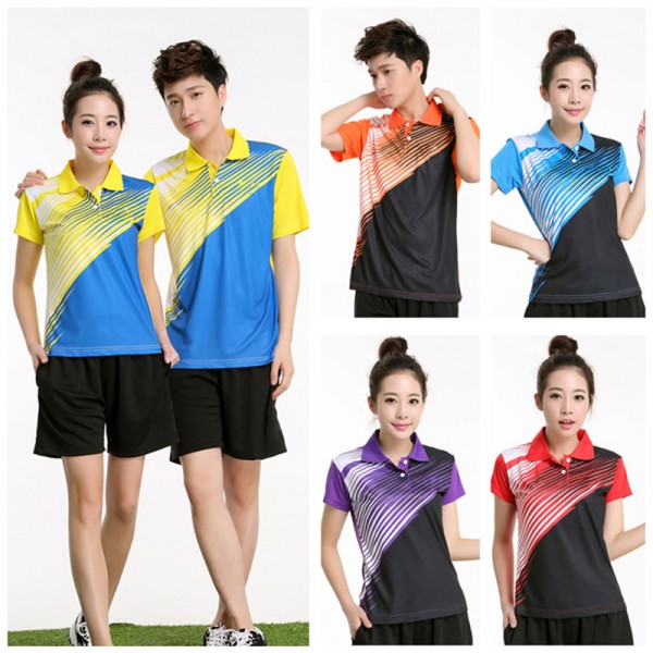 2016 Tennis Set (Polo + Shorts) Women Quick Dry Badminton Table Tennis  Sportswear BTF12