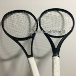 2016 NEW High quality customs Tennis Racquets 100% graphite 2015 tennis rackets Full black 41/4,43/8,41/2 Free shipping