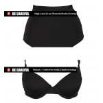 2017 Hot Retro Black Swimsuit Underwire Push Up High Waist Bikini Set Sexy Women Swimwear High Waist Bathing Suits Biquni