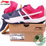 2017 Li-ning 100% Genuine Training Badminton Shoes Light And Comfortable Badminton Sneakers AYTM041