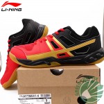 2017 Li-ning 100% Genuine Training Badminton Shoes Light And Comfortable Badminton Sneakers AYTM041