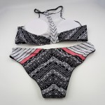 2017 New Ladies Sexy Bikinis Bathing Suit Women Swimsuit High Neck Bikini Set Swimming Suits Swimwear Brazilian Bandage Biquini