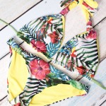 2017 Sexy Bikinis set Bandage women's swimsuits Biquinis Two-Piece Suits Beach Bandeau Bathing Suit Halter Swimwear Female