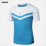 2017 new men Brand Tennis shirts Outdoor sports O-neck clothing Running badminton apparel basketball Short t-shirt tops tees