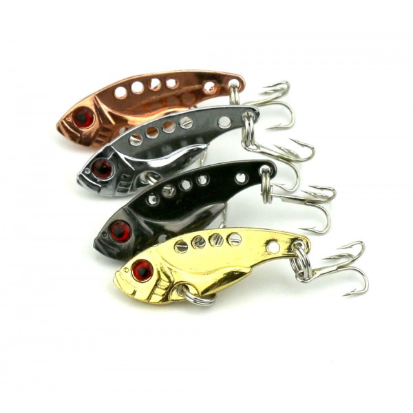 20PCS Metal VIB Fishing Lures Bass Crankbaits Tackle 3.5CM/3.2G Hard Vibration Bait Blade Lure