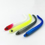 20pcs/lot 1.6g/9cm Soft Bait Fish Fishing Lure Shad 3D Eyes Soft Silicone Tiddler Bait Swimbaits Plastic Lure 144+