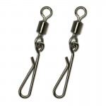 20pcs/lot Rolling swivel with hanging snap fishing tackle fishhooks fishing connector fishing swivels with snap