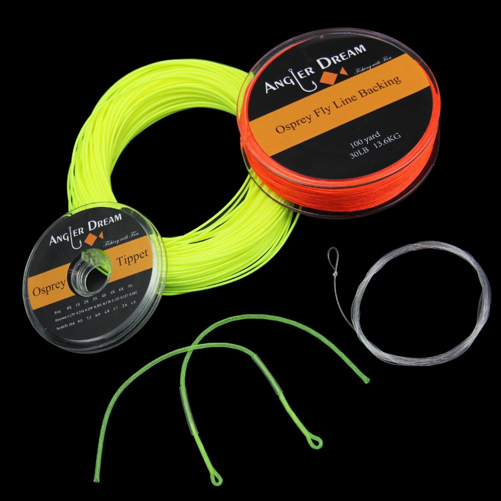 2/3/4/5/6/7/8 WT Fly Fishing Line Combo Weight Forward Floating Yellow