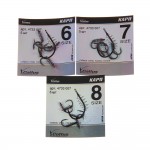 25pcs/lot Size3-Size12 Brand KATANA Cottus Carbon Steel Fishing Hooks With Spring Fishhook Barbed Hook Carp Feeder Anzol