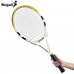 2 Colors REGAILTennis Racket Raquete De Tennis Carbon Aluminum Alloy Frame Regular Grade Unisex Tennis Racket Cellosilk Thread