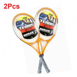 2 Pcs/set Sports Tennis Racket Aluminum Alloy Adult Racquet with Racquet Cover Bag for Beginners Youth Tennis Training Exercises