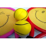 (2 Racket and 2 ball) safety kids child children tennis toys bauble outdoor sports play game