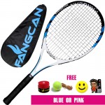 320g Integrated type Carbon tennis racket thread Standard Durable novice beginners men women blue pink free bag ball Hand glue