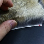 4 PCS/Pack Natural Coney Genuine Rabbit Fur Animal Pelt Craft Skin Hide Hair Fly Fishing Tying Material for Nymph Patterns Flies