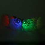 4 Pcs Colorful LED Shuttlecocks Glow in the Dark Night Badminton Feather Shuttlecock Battery Operated New BHU2