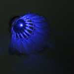 4 Pcs Colorful LED Shuttlecocks Glow in the Dark Night Badminton Feather Shuttlecock Battery Operated New BHU2