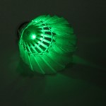 4 Pcs Colorful LED Shuttlecocks Glow in the Dark Night Badminton Feather Shuttlecock Battery Operated New BHU2