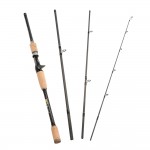 4 Sections Carbon Fiber Portable Baitcasting Spinning Fishing Rod Medium Rod Fishing Pole 2.1M/2.4M  Vava De Pesca Saltwater Rod