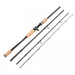 4 Sections Carbon Fiber Portable Baitcasting Spinning Fishing Rod Medium Rod Fishing Pole 2.1M/2.4M  Vava De Pesca Saltwater Rod