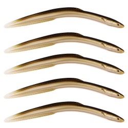 5 pcs of Fishing Lure Soft Baits Artificial Bait Saltwater Tiddler Lures 20cm/7.8"/12g