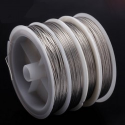 50M Fishing stainless steel wire Fishing lines 10m max power 7 strands soft wire lines Cover with plastic Waterproof Coating 
