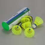 6PCS Professional Badminton Ball Outdoor Sports Practice Training Badminton wood Feather Nylon Shuttlecocks Birdies Indoor