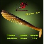 6pcs 10cm/7.5g Esfishing FLK MINNOW Fishing Lure Soft Baits Leurre souple Shad Carp Fishing Peche Iscas Artificial Para Pesca