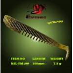 6pcs 10cm/7.5g Esfishing FLK MINNOW Fishing Lure Soft Baits Leurre souple Shad Carp Fishing Peche Iscas Artificial Para Pesca