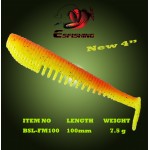 6pcs 10cm/7.5g Esfishing FLK MINNOW Fishing Lure Soft Baits Leurre souple Shad Carp Fishing Peche Iscas Artificial Para Pesca