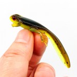 6pcs/lot Plastice Grubs 80mm 3.8g silicone bait Worms Fishing Lure Smell Attractive Fish Crab Fishing Bait Soft Bait FA-338