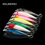 7pcs Fishing Lure Hard Bait Fish Minnow Artificial Baits Fishing Wobbler Japan Pesca Lures Crankbait megabass Kosadaka 8CM 8G C5