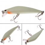 8.5cm 9g Artificial Floating Minnow Lure 3D Luminous Night Fishing Isca Artificial Hard Bait Hook Tackle 3D Fish Eyes 